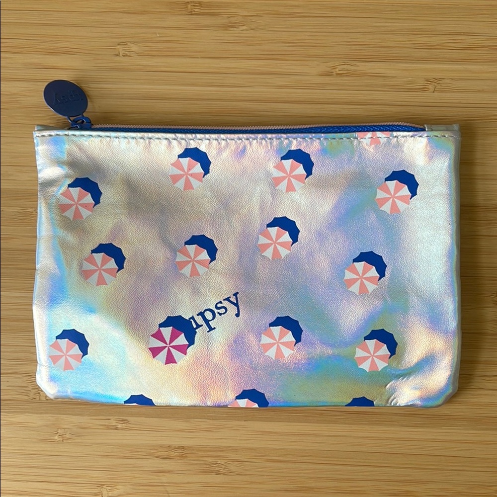 Ipsy Bag - Holographic Beach Umbrella Pouch